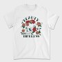 Floral Skull Nature Beauty Is Timeless Tote, Tricou Barbati (Unisex)