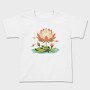 Flower And Frog Lotus, Tricou Copii