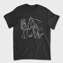 Girl With Horse, Tricou Barbati (Unisex)