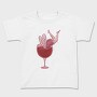 Small Drunk Fairy In Wine Glass, Tricou Copii