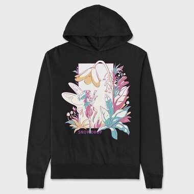 Small Fairy With Flowers Fairy Core 05, Hanorac Oversize Barbati (Unisex)
