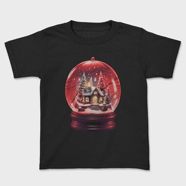 Snow Globe Christmas Snowball, Tricou Copii