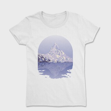 Snow Mountain Landscape, Tricou Femei