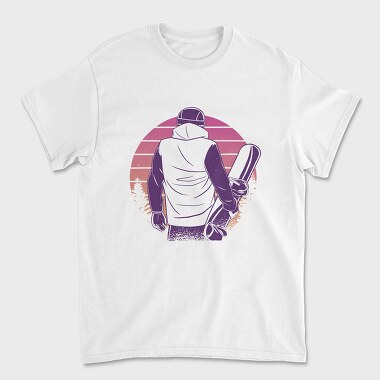 Snowboard Man Snowboarder, Tricou Barbati (Unisex)