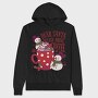 Snowman Coffee Dear Santa, Hanorac Oversize Barbati (Unisex)
