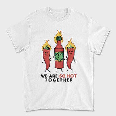 Spicy Hot Food, Tricou Barbati (Unisex)