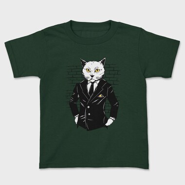 Gangster Cat In A Suit, Tricou Copii