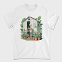 Gardening Woman Garden, Tricou Barbati (Unisex)