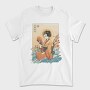 Geisha Waves Japanese Traditional, Tricou Barbati (Unisex)