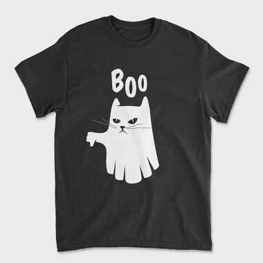 Ghost Cat Boo, Tricou Barbati (Unisex)
