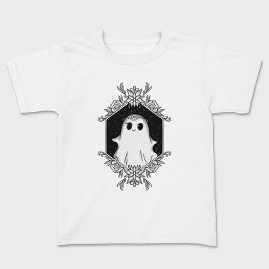 Ghost With Floral Decoration, Tricou Copii