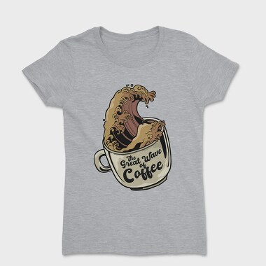Great Wave Coffee Cup, Tricou Femei