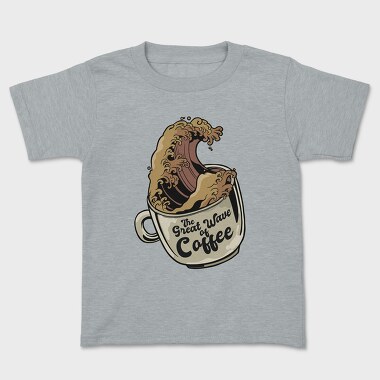 Great Wave Coffee Cup, Tricou Copii