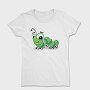 Green Caterpillar Smile, Tricou Femei