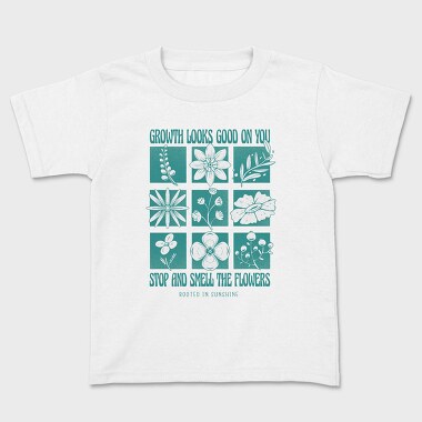 Growth Elements Floral Spring, Tricou Copii