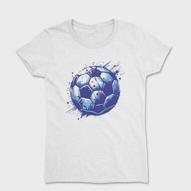 Grunge Soccer Ball Football, Tricou Femei