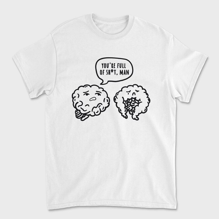 Gut Feeling Full Of Nc, Tricou Barbati (Unisex)