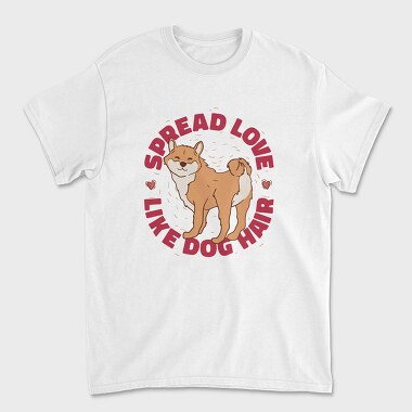 Spread Love Dog Parent Pet, Tricou Barbati (Unisex)