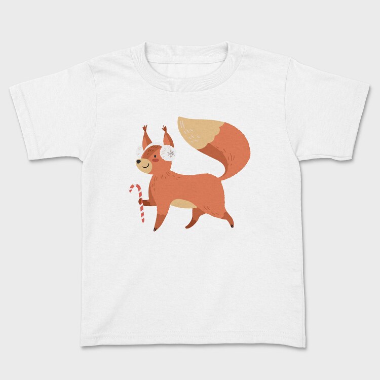 Squirrel Candy Cane, Tricou Copii