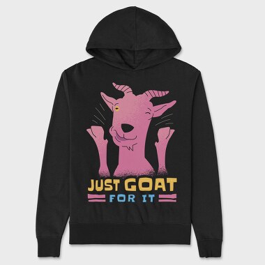 Just Goat For It, Hanorac Oversize Barbati (Unisex)