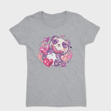Kawaii Anime Animals Panda, Tricou Femei