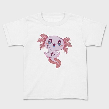 Kawaii Gaming Axolotl Gamer, Tricou Copii