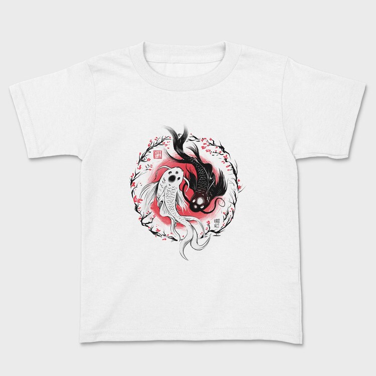 Koi Fish Yin Yang, Tricou Copii