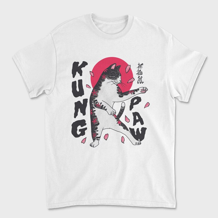 Kung Fu Karate Cat, Tricou Barbati (Unisex)