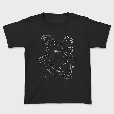 Labrador Dog Constellation Laika, Tricou Copii
