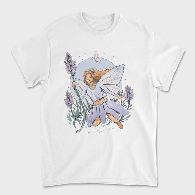 Lavender Fairy Cottagecore, Tricou Barbati (Unisex)