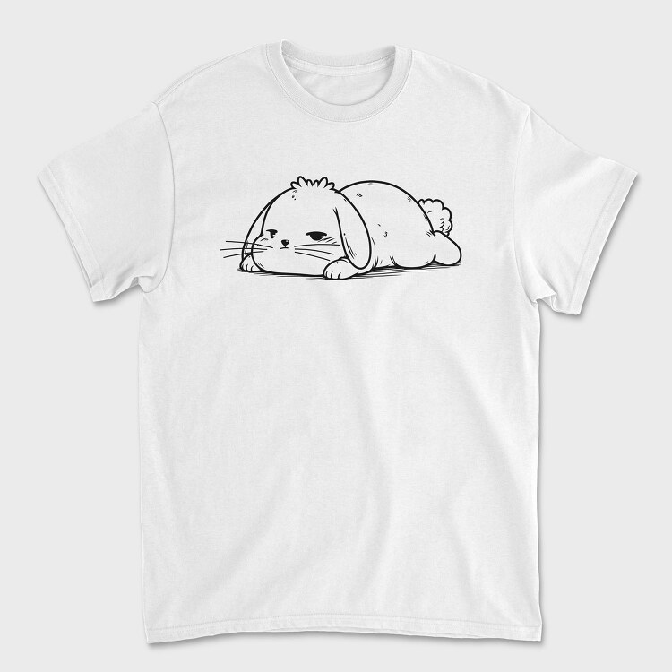 Lazy Bunny, Tricou Barbati (Unisex)