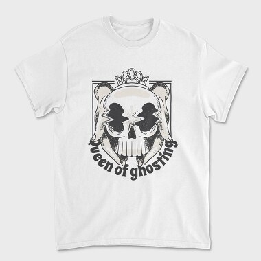 Hands With Skull Queen Of Ghosting Anti Valentines, Tricou Barbati (Unisex)