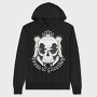 Hands With Skull Queen Of Ghosting Anti Valentines, Hanorac Oversize Barbati (Unisex)