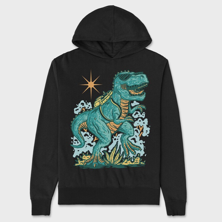 T Rex School Backpack, Hanorac Oversize Barbati (Unisex)