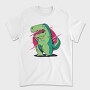 T Rex Smartphone Phone, Tricou Barbati (Unisex)