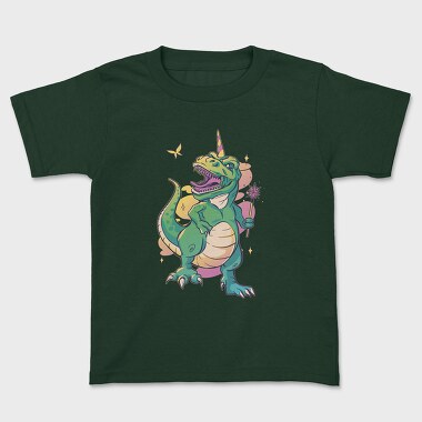 T Rex With Magic Wand Dino Fairy, Tricou Copii
