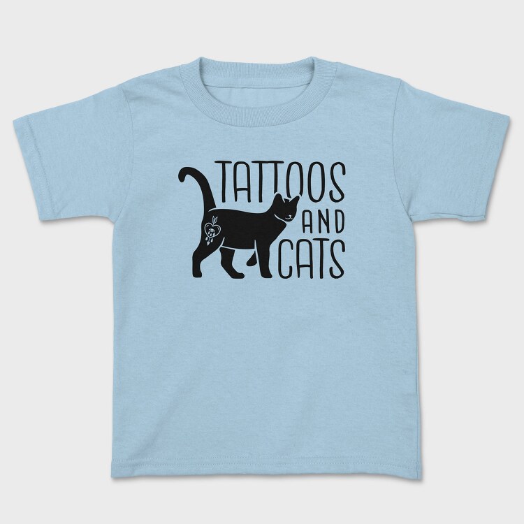 Tattoos And Cats, Tricou Copii