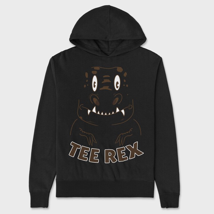 Tee Rex Cute T Rex, Hanorac Oversize Barbati (Unisex)