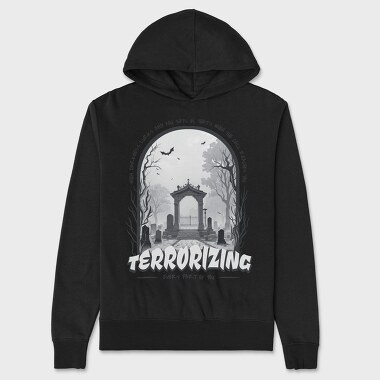 Terrorizing Graveyard When The Darkness, Hanorac Oversize Barbati (Unisex)