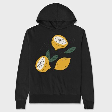Lemons Fruit Tote, Hanorac Oversize Barbati (Unisex)