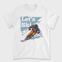 Let'S Ski Skier, Tricou Barbati (Unisex)