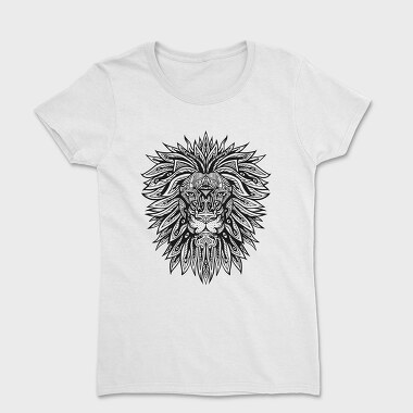 Lion Mandala Psicodelic, Tricou Femei