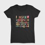 Magazine Cut Out Letters Personalities, Tricou Femei