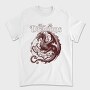 Here Be Dragons Fantasy, Tricou Barbati (Unisex)
