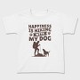 Hiking With Dog My, Tricou Copii