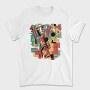 Hip Hop Musician Abstract Music, Tricou Barbati (Unisex)