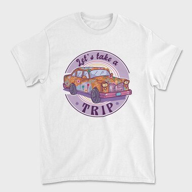 Hippie Car, Tricou Barbati (Unisex)