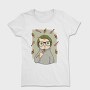 Hipster Sushi Cat, Tricou Femei