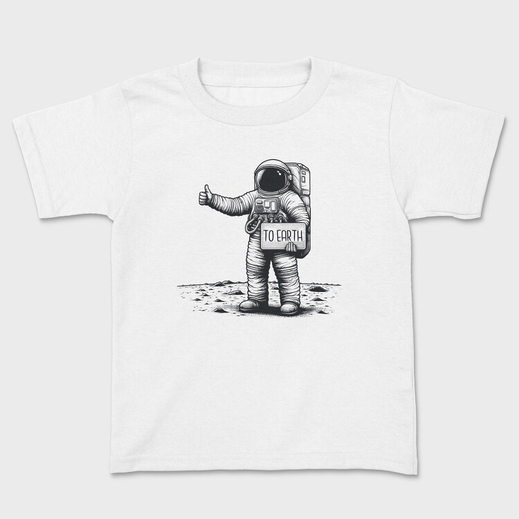 Hitchhiking Astronaut, Tricou Copii