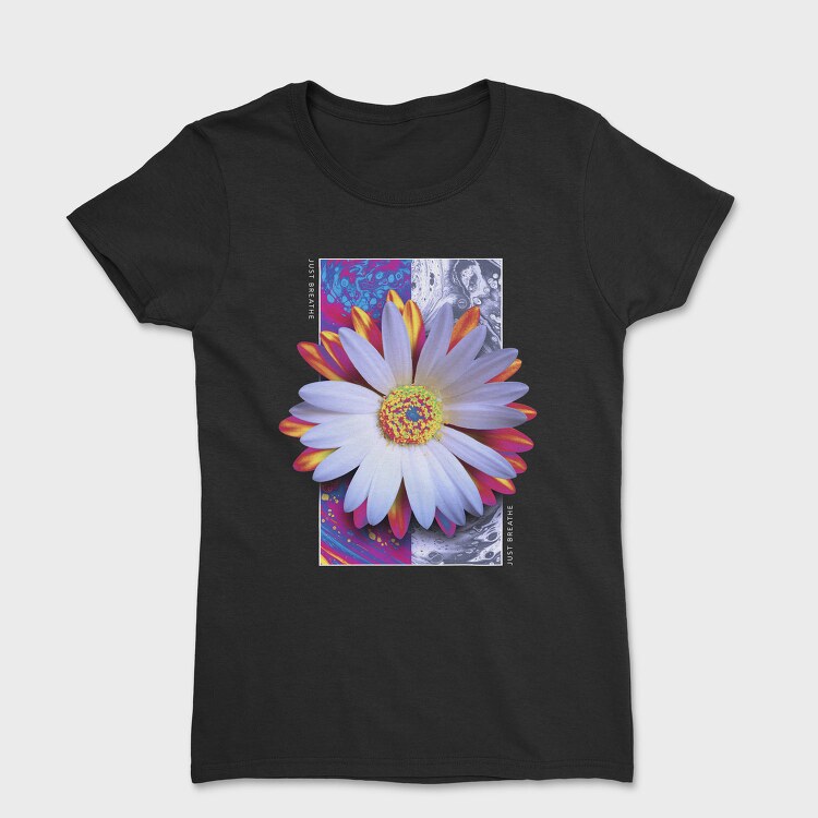 Holographic Lily Flower, Tricou Femei